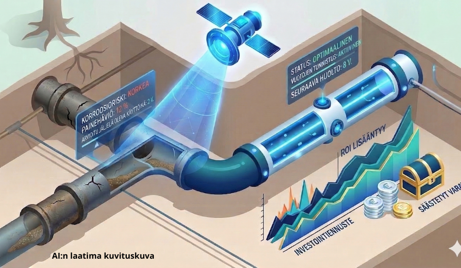 AI Agentti ennustaa vesiverkon tilaa